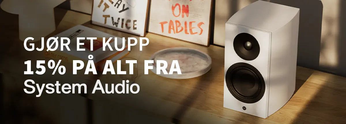 System Audio kampanje banner 15%